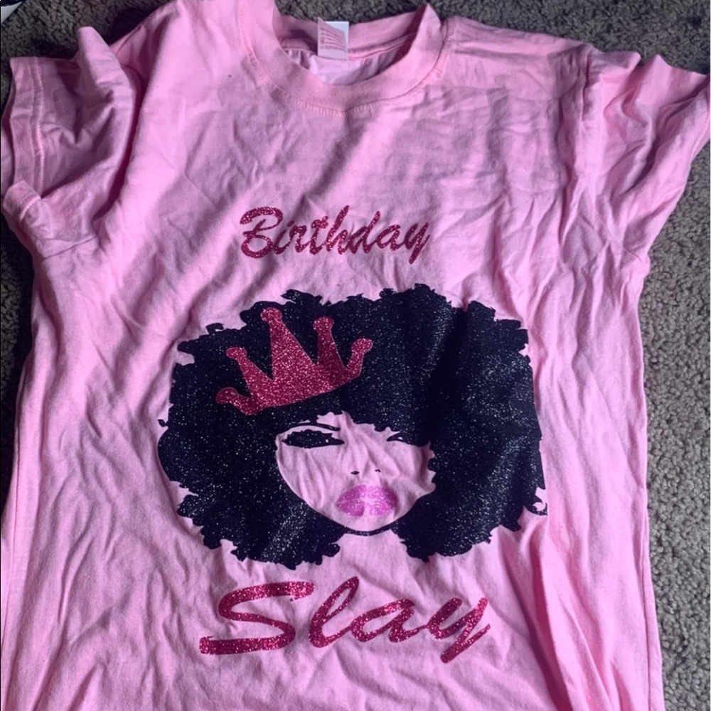 Custom made birthday shirt